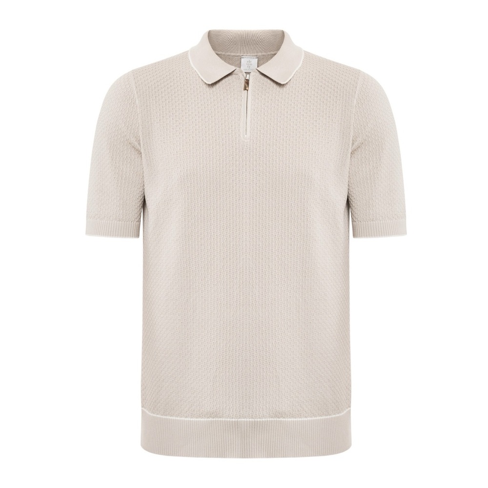 Eleventy NWT Men’s Cream Polo XL